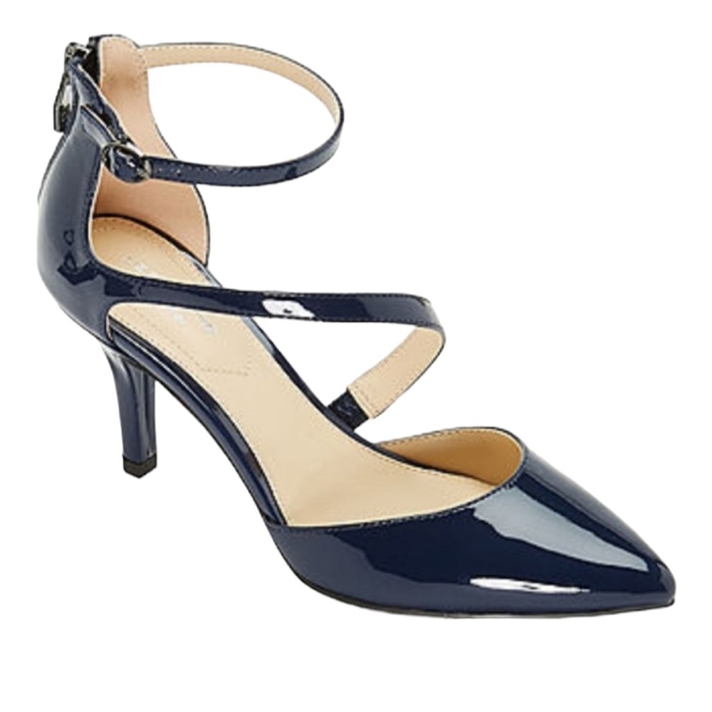 Liz Claiborne Blue Patent Leather Heels